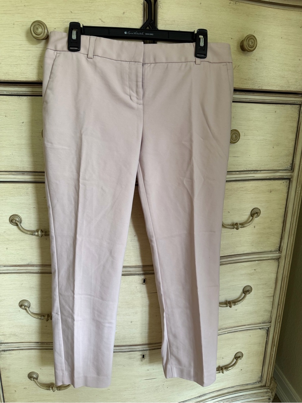 Express Blush Pink Cropped Tailored Trousers